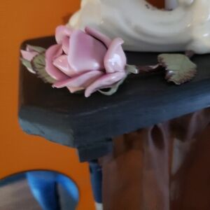 Vintage porcelain rose